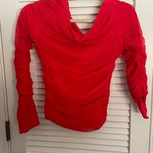 Ladies top red